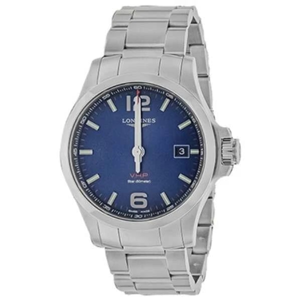 LONGINES CONQUEST V.H.P. BLUE WATCH: LONGINES Conquest V.H.P. Blue Watch Brand: Longines Type/Style: Wristwatch Material: Case Material Stainless steel Band material Stainless steel Color: Dial Color Blue Size: [Case size] Height 43 x