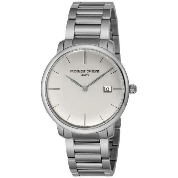 FREDERIQUE CONSTANT SLIM LINE WATCH: FREDERIQUE CONSTANT SLIM LINE Watch Brand: Frederique Constant Type/Style: Wristwatch Material: Case Material SS Color: none Size: Case diameter: approx. 40 x 40 mm Accessories: None Accessories