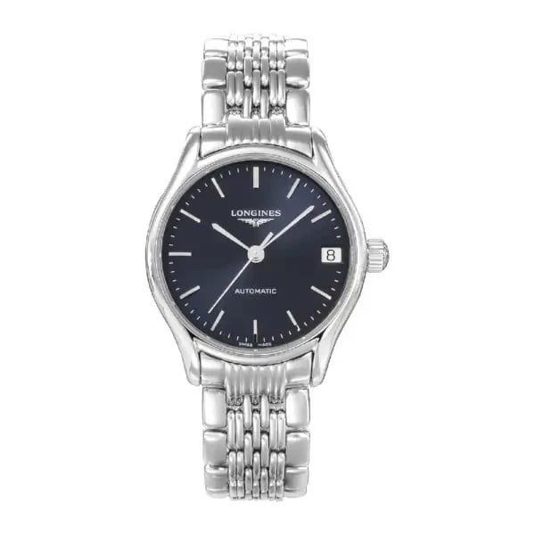 LONGINES LYRE BLUE WATCH: LONGINES Lyre Blue Watch Brand: Longines Type/Style: Wristwatch Material: Case Material Stainless Steel Color: [Band Color] Silver Size: [Case Size] 30mm x 30mm x 8.5mm Accessories: None Accessories