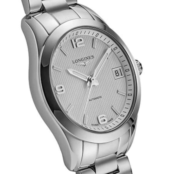 LONGINES CONQUEST CLASSIC SILVER WATCH - 2