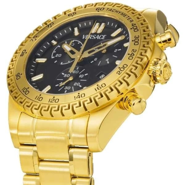 VERSACE HELLENYIUM GOLD WATCH - 2