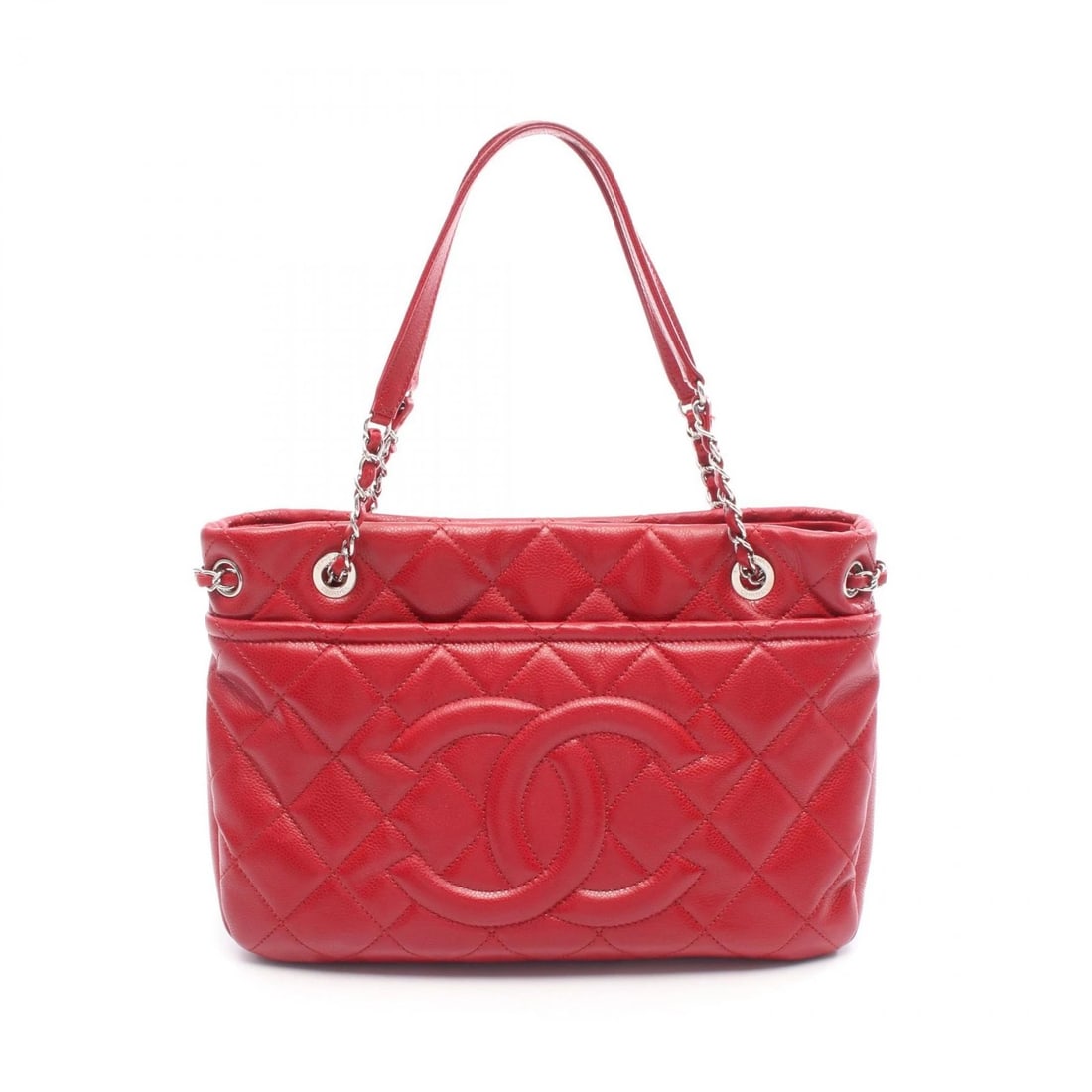 CHANEL MATELASSE MARK CHAIN SHOULDER TOTE BAG