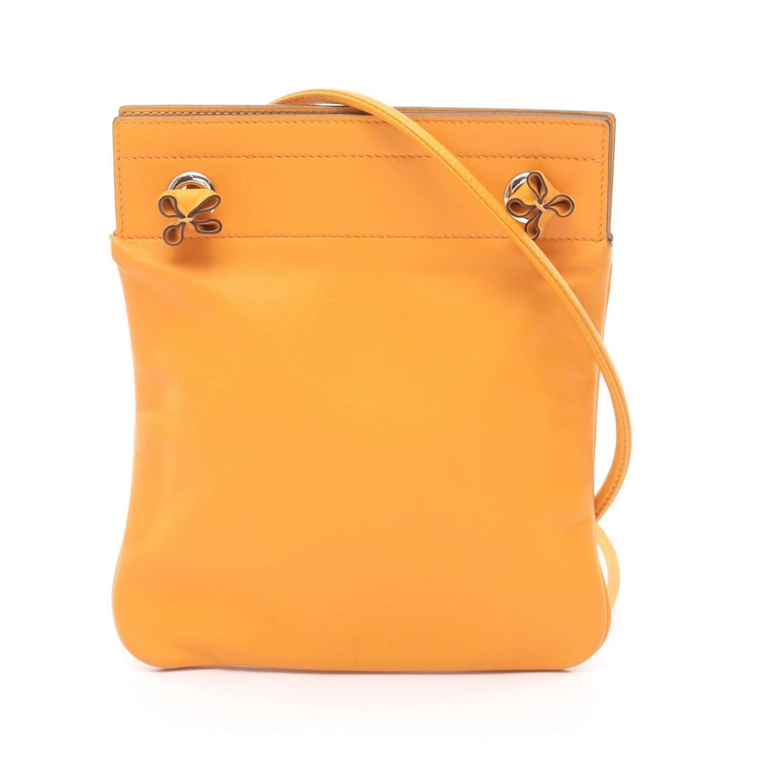 HERMES SAC ALINE MINI SHOULDER BAG SWIFT LEATHER ORANGE
