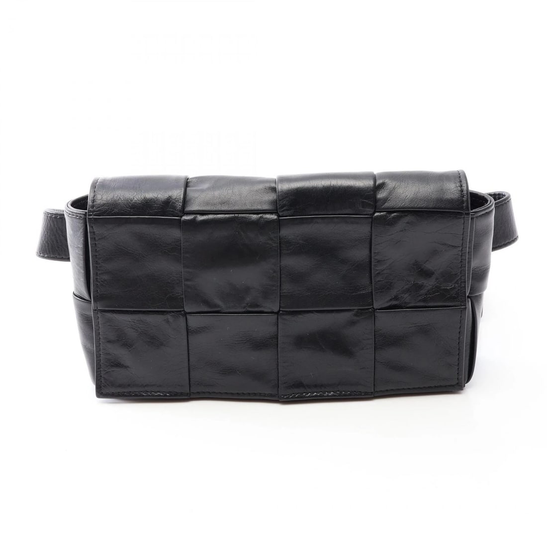 BOTTEGA VENETA CASSETTE MAXI INTRECCIATO BELT WAIST BUM BAG