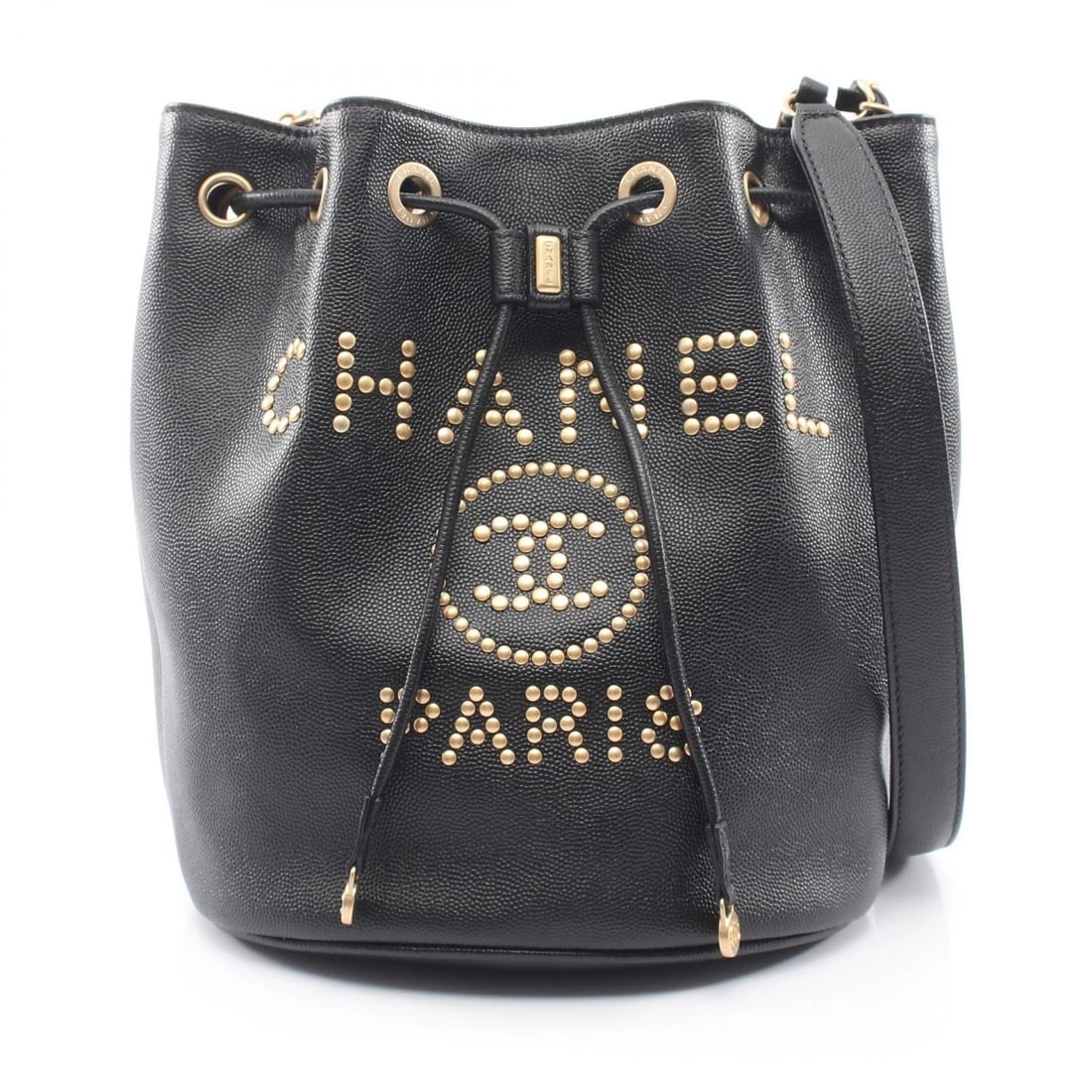 CHANEL DEAUVILLE DRAWSTRING SHOULDER CROSSBODY BAG