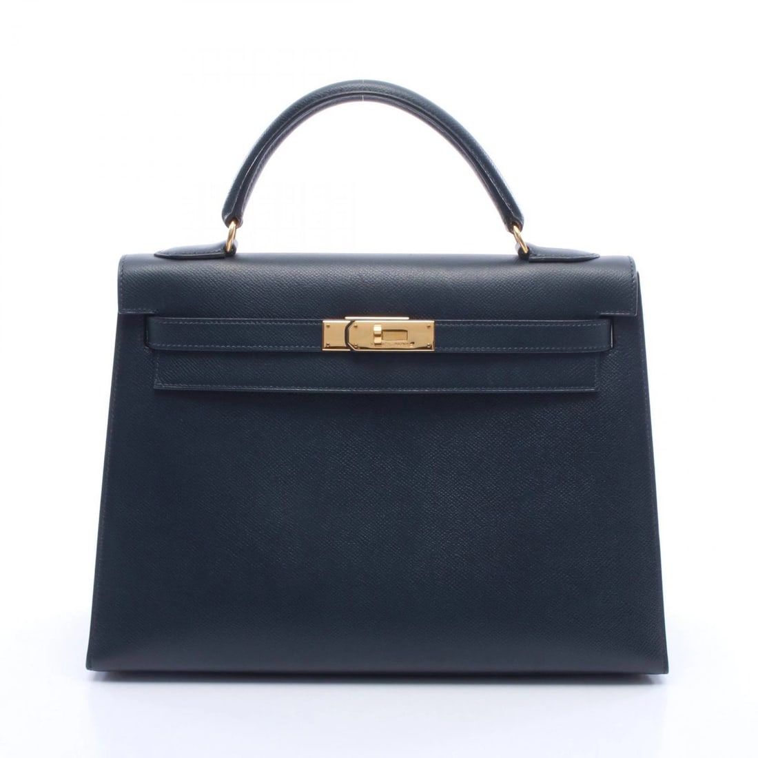 HERMES KELLY 32 SHOULDER HANDBAG COURCHEVEL LEATHER