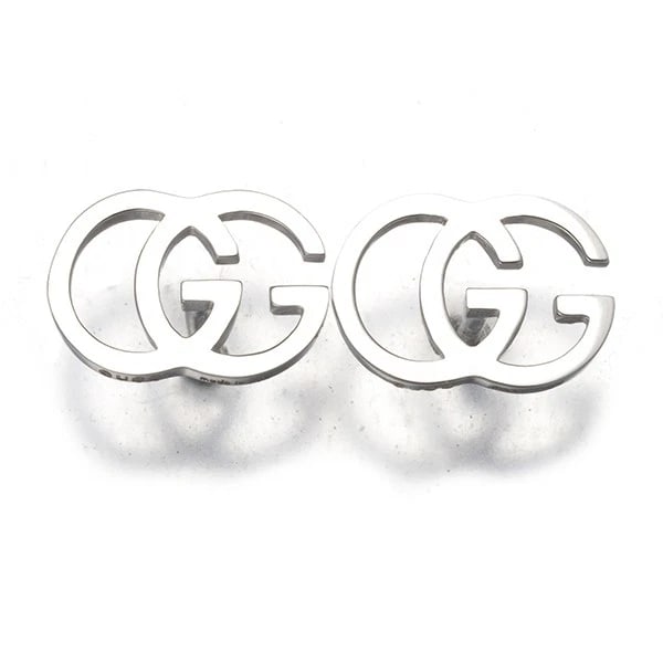 GUCCI EARRINGS 18K 750 WHITE GOLD (1 of 2)