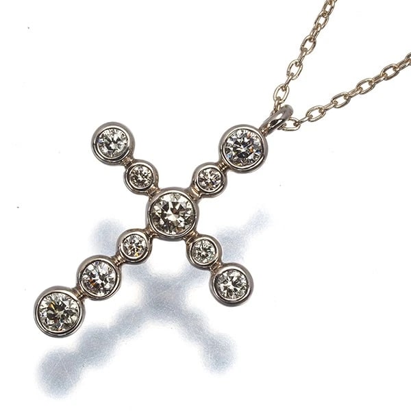 KASHIKEY NECKLACE BROWN DIAMOND 18K BG: KASHIKEY Necklace Brown Diamond 18K BG Brand: KASHIKEY Type/Style: Necklace Material: 18K / 750 / Brown Gold, Main Stone Natural Color: Brown Gold Size: Necklace length: 70cm AdjUS table to short
