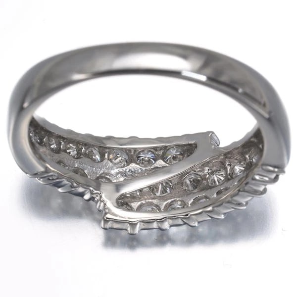 DIAMOND RING 900 PLATINUM - 4