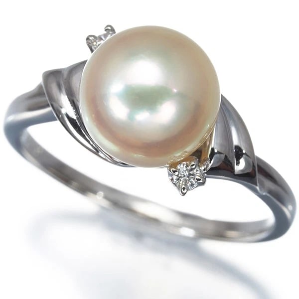 MIKIMOTO RING DIAMOND 950 PLATINUM