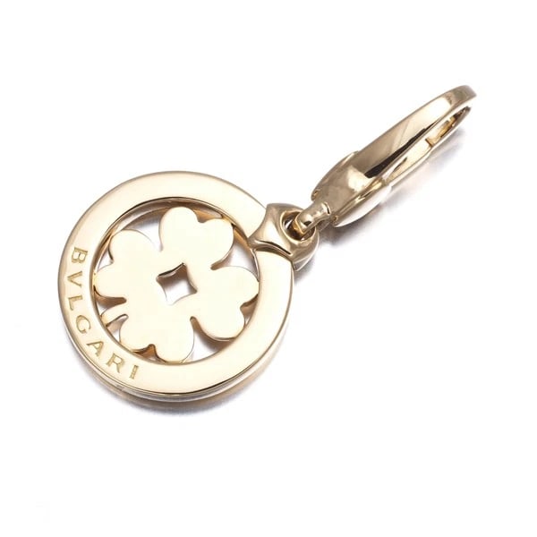 BVLGARI PENDANT 18K 750 YELLOW GOLD: BVLGARI Pendant 18K 750 Yellow Gold Brand: BVLGARI Type/Style: Pendant Material: 18K / 750 / Yellow Gold, Color: Yellow Gold Size: Design Size: Diameter Approximately 14.3mm Total length of the
