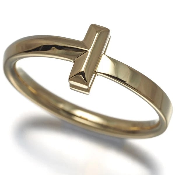 TIFFANY&CO. RING 18K 750 YELLOW GOLD: Tiffany&Co. Ring 18K 750 Yellow Gold Brand: Tiffany & Co. Type/Style: Ring Material: 18K / 750 / Yellow Gold, Color: Yellow Gold Size: US 6.5 - 6.75 Accessories: None Accessories Notice: When