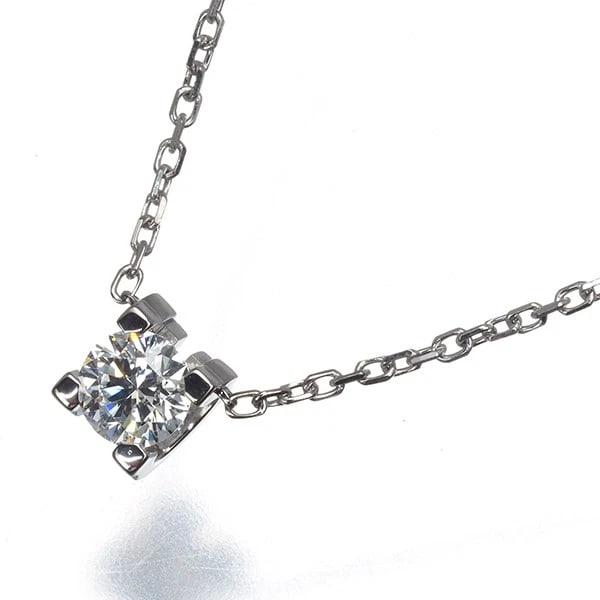 CARTIER NECKLACE DIAMOND 18K WG: Cartier Necklace Diamond 18K WG Brand: Cartier Type/Style: Necklace Material: 18K / 750 / White Gold, Main Stone Natural Color: White Gold Size: Necklace length: 38 / 42cm Accessories: None
