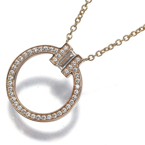 TIFFANY&CO. NECKLACE DIAMOND 18K 750 ROSE GOLD: Tiffany&Co. Necklace Diamond 18K 750 Rose Gold Brand: Tiffany & Co. Type/Style: Necklace Material: 18K / 750 / Yellow Gold, Main Stone Natural Color: Yellow Gold Size: Necklace length: 41 / 46cm Penda