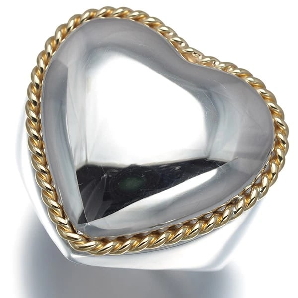 TIFFANY&CO. RING SILVER 925/K 18YG: Tiffany&Co. Ring Silver 925/K 18YG Brand: Tiffany & Co. Type/Style: Ring Material: 925 / Sterling Silver,18K / 750 / Yellow Gold, Color: YG,Silver Size: US 4.75 Accessories: None Accessories Notice: