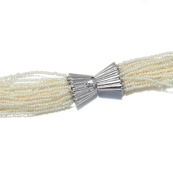 KESHI NECKLACE SILVER - 3