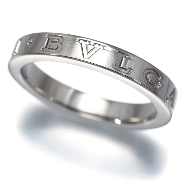 BVLGARI RING 950 PLATINUM: BVLGARI Ring 950 Platinum Brand: BVLGARI Type/Style: Ring Material: 950 /Platinum, Color: Silver Size: US 5.25 - 5.5 Accessories: None Accessories Notice: When purchasing pre-owned goods, please