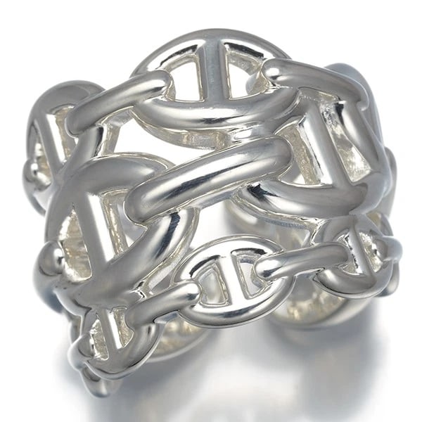 HERMES RING 925 STERLING SILVER - 2