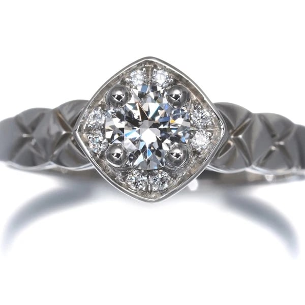 CHANEL RING DIAMOND PT 950 - 2