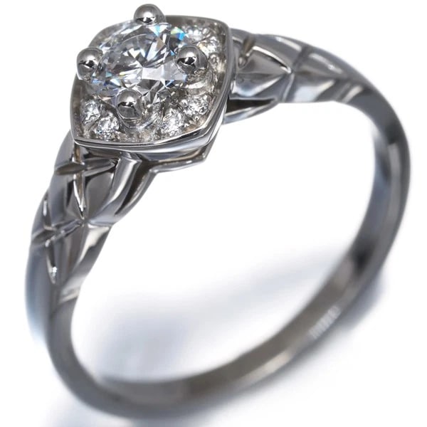 CHANEL RING DIAMOND PT 950 - 3