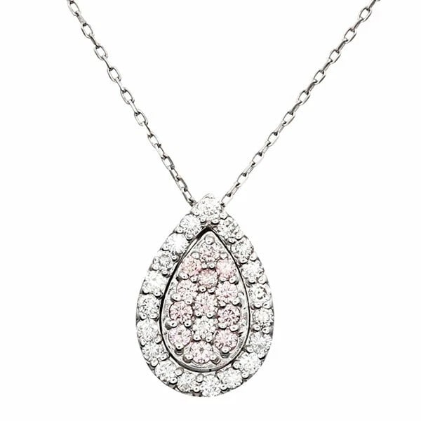 18K WG PLATINUM DIAMOND NECKLACE