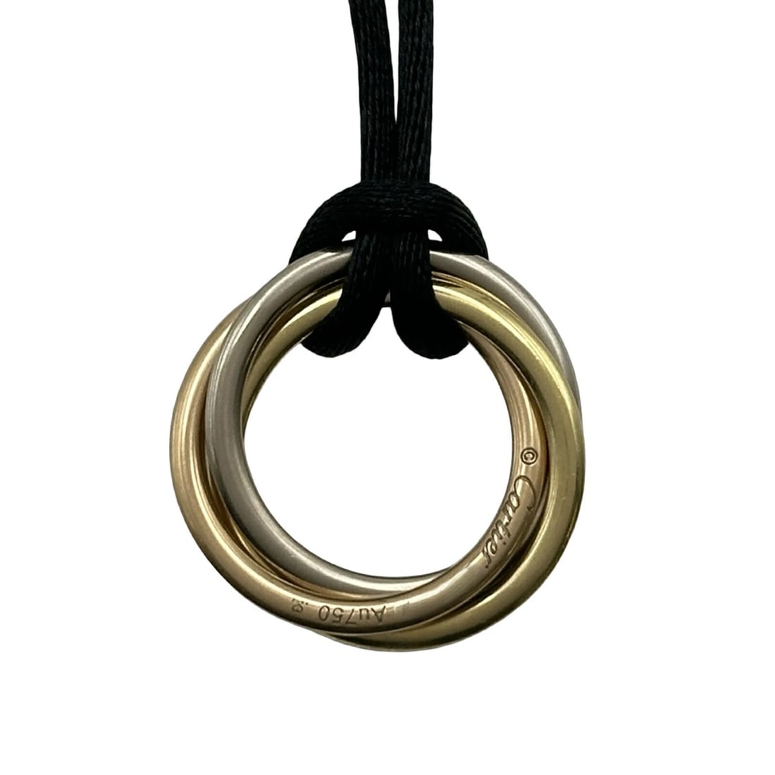 CARTIER TRINITY NECKLACE COTTON STRING - 3