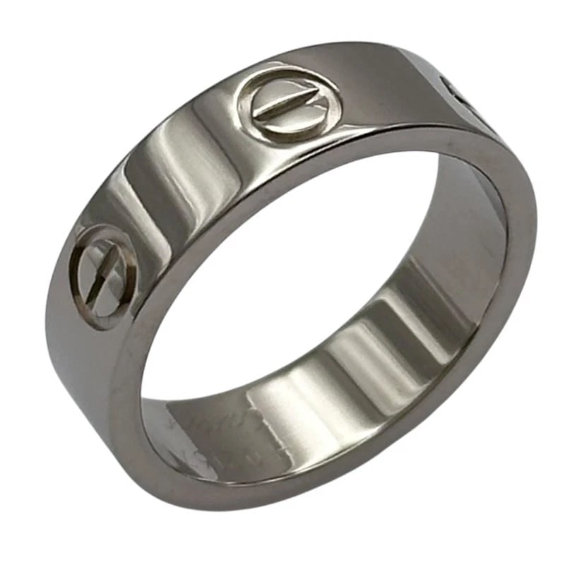 CARTIER LOVE RING WHITE GOLD 18K JEWELRY
