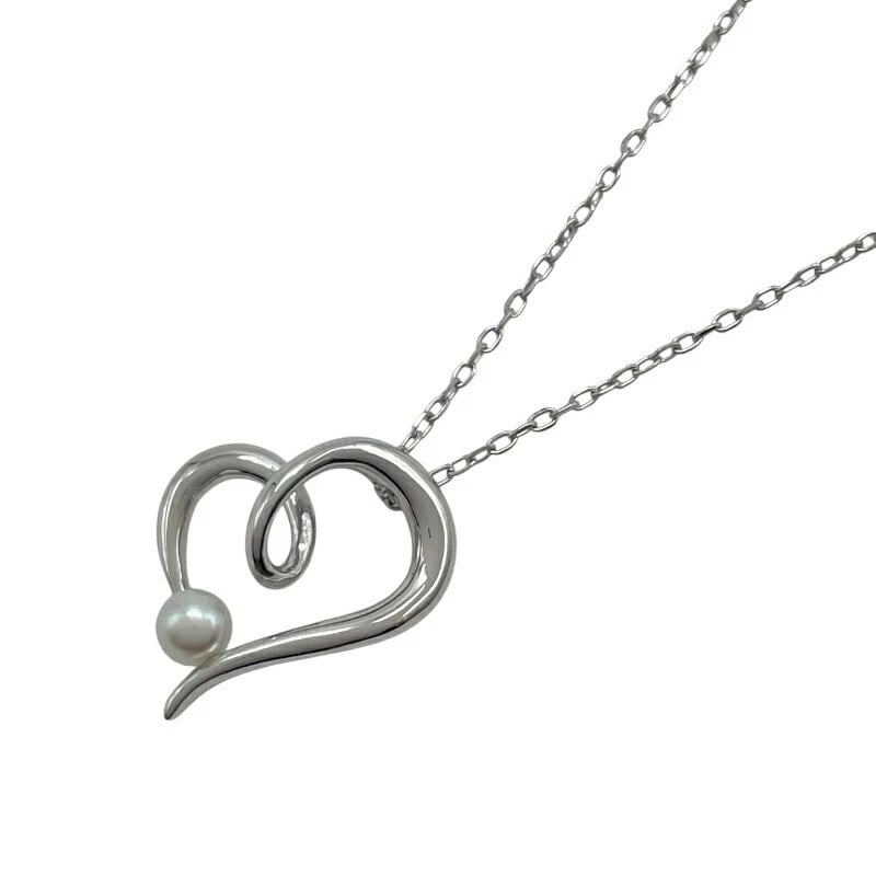 MIKIMOTO NECKLACE WHITE GOLD 18K JEWELRY