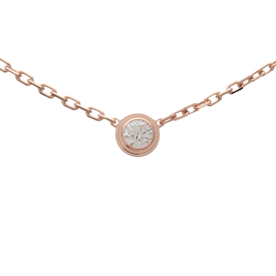 CARTIER DAMOUR SM DIAMOND NECKLACE DIAMOND PINK GOLD (1 of 4)