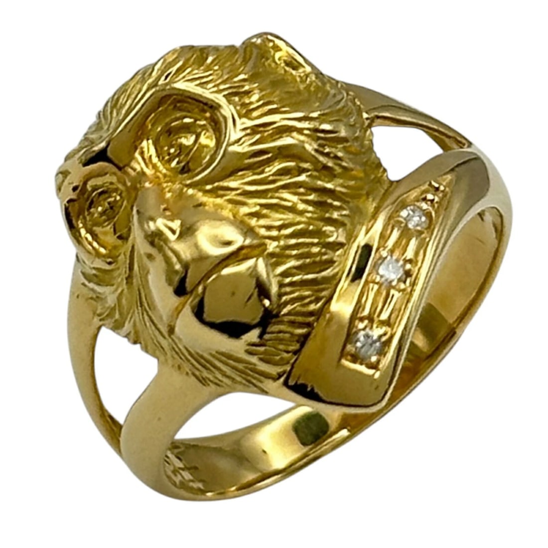 MONKEY RING GOLD 18K DIAMOND JEWELRY