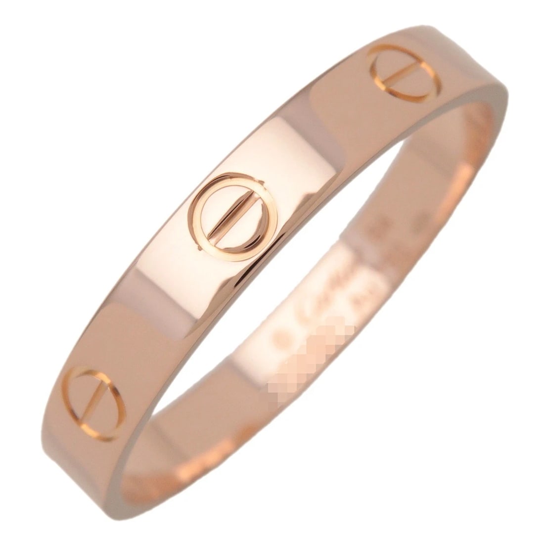 CARTIER MINI LOVE RING 18K 750PG PINK GOLD