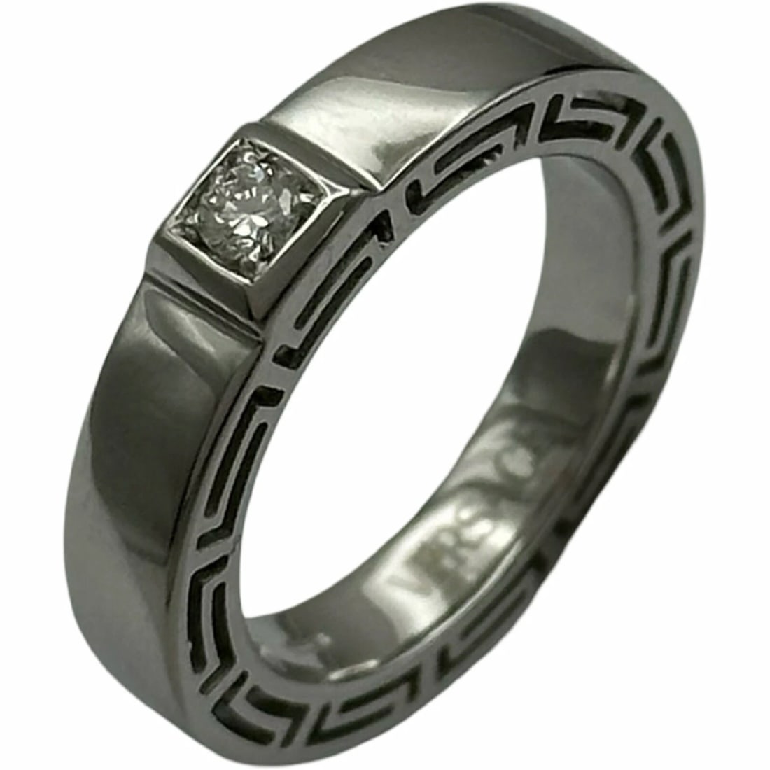 VERSACE RING WHITE GOLD 18K DIAMOND JEWELRY (1 of 6)