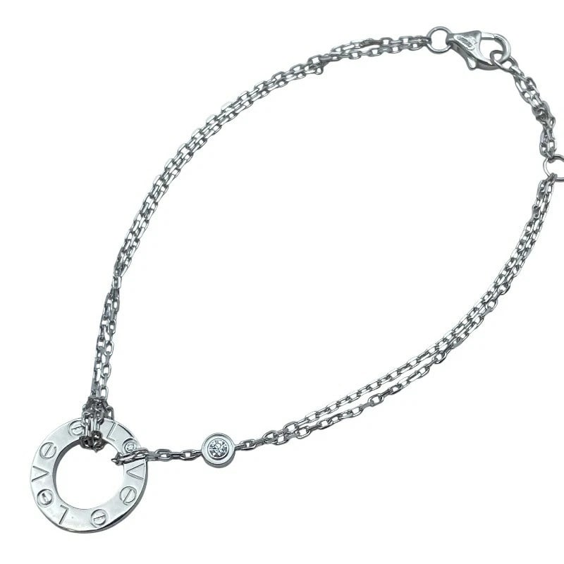CARTIER SUBCIRCLE BRACELET WHITE GOLD 750 DIAMOND JEWELRY (1 of 6)