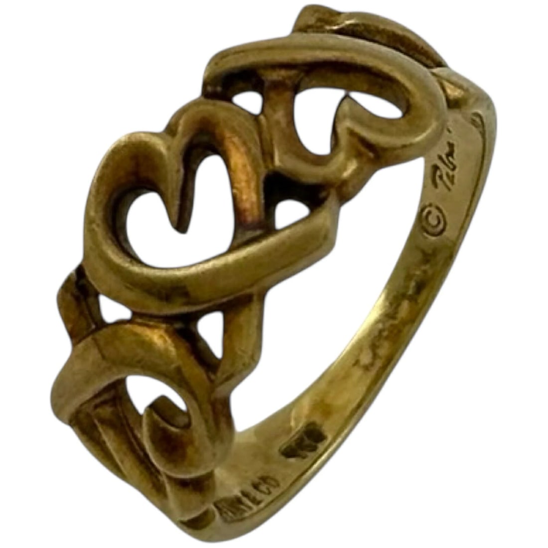 TIFFANY & CO. LOVING HEART RING GOLD 18K JEWELRY