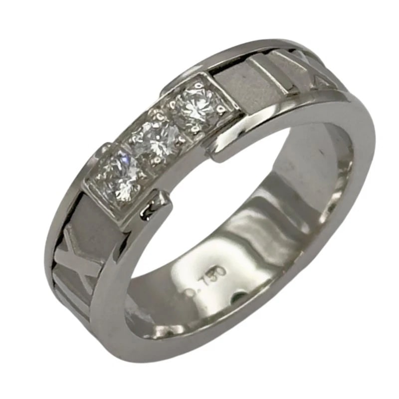 TIFFANY & CO. ATLAS RING WHITE GOLD 18K JEWELRY