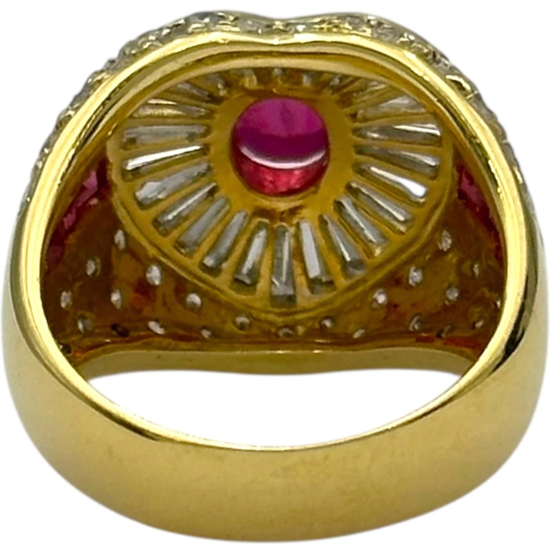 RUBY RING GOLD 18K RUBY ??JEWELRY - 3