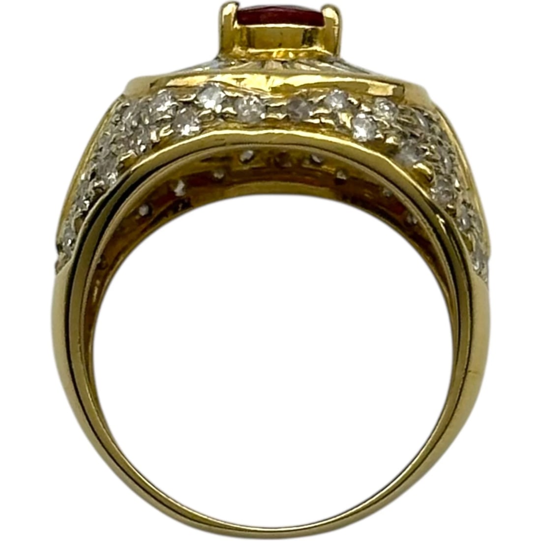 RUBY RING GOLD 18K RUBY ??JEWELRY - 6