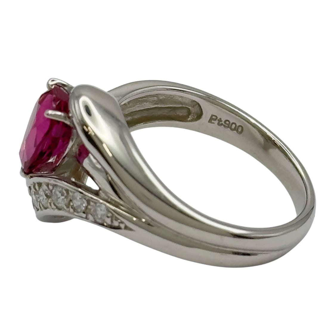 RUBY RING PLATINUM PT900 JEWELRY - 4