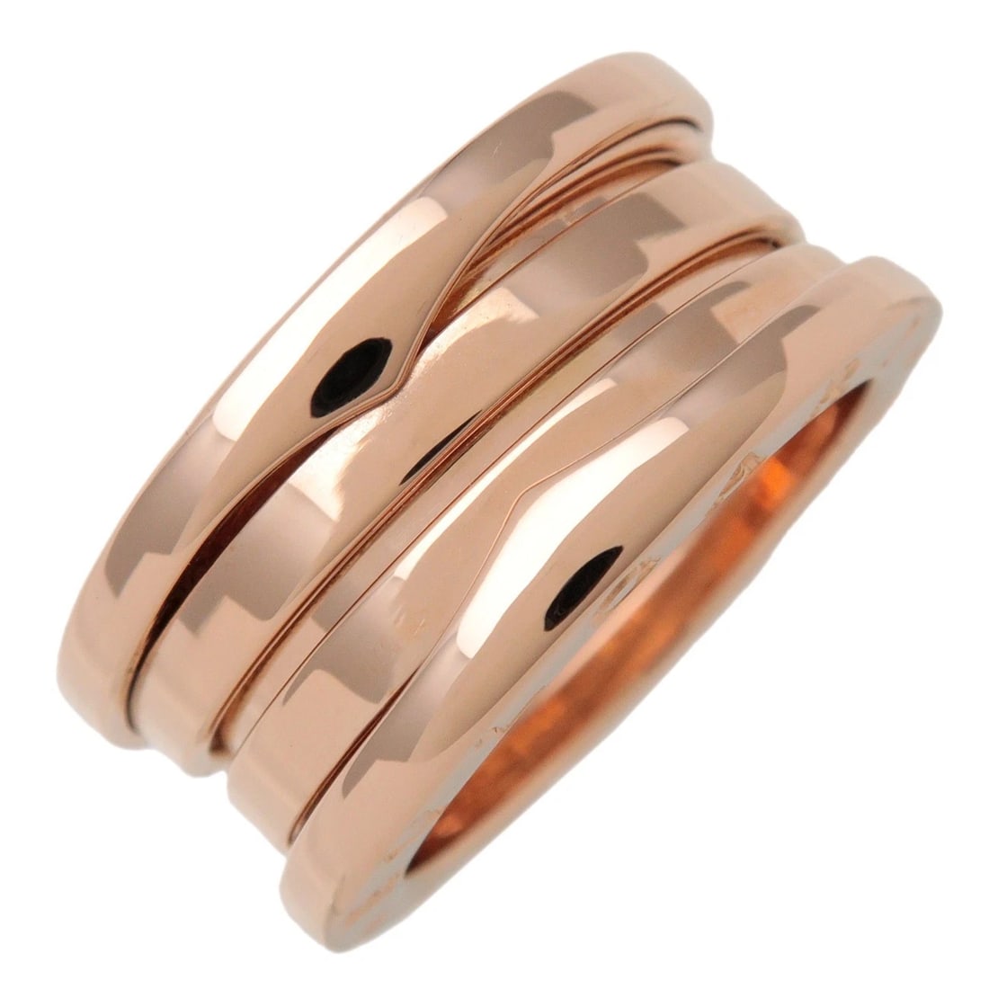 BVLGARI B-ZERO1 3-BAND RING 18K PINK GOLD