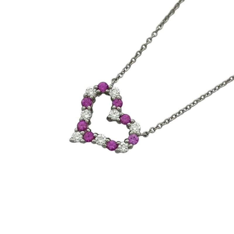 TIFFANY & CO. SENTIMENTAL HEART NECKLACE MINI PLATINUM PT950 JEWELRY
