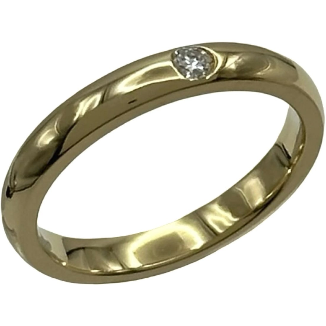 HARRY WINSTON ROUND WEDDING RING 18K DIAMOND JEWELRY