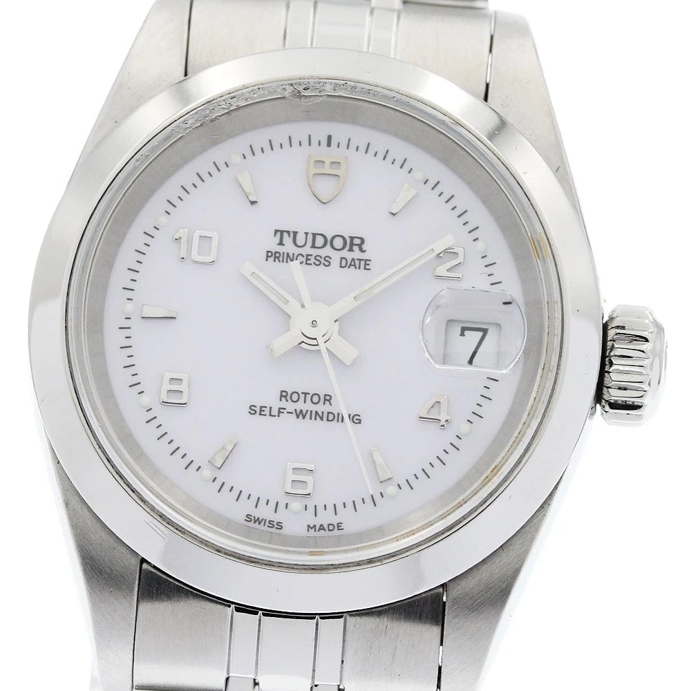 TUDOR PRINCESS DATE WHITE DIAL AUTOMATIC WATCH: TUDOR Princess date white Dial Automatic Watch Brand: TUDOR Type/Style: Wristwatch Material: Band Material Stainless Steel, Case Material Stainless Steel Color: Dial Color white Size: Case Size About2