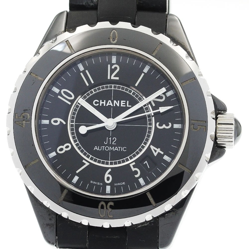 CHANEL J12 MATTE BLACK CERAMIC BLACK DIAL AUTOMATIC WATCH: CHANEL J12 Matte Black Ceramic black Dial Automatic Watch Brand: CHANEL Type/Style: Wristwatch Material: Band Material Ceramic / Stainless Steel, Case Material Ceramic / Stainless Steel Color: Dial