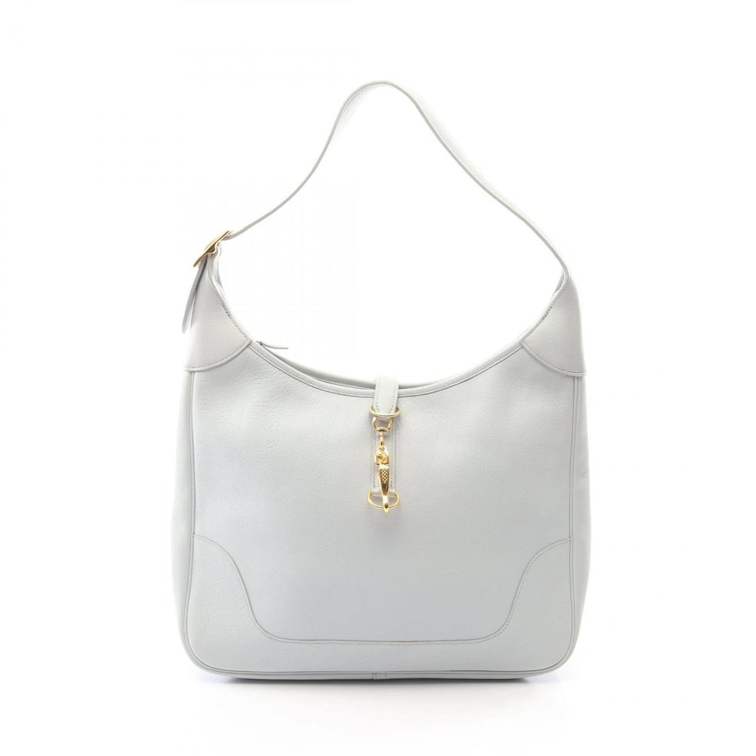 HERMES TRIM 35 SHOULDER HAND BAG E LEATHER BLUE: HERMES Trim 35 Shoulder hand Bag E leather Blue Brand: HERMES Type/Style: Shoulder Bag Material: Exterior Material leather Color: Exterior Color Blue?ish colors Size: H:26.5cm x W:34cm x D:7.5cm (H:10