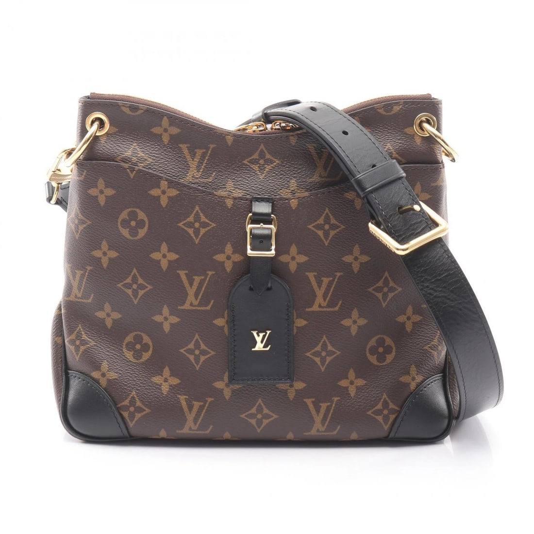 LOUIS VUITTON ODEON NM PM SHOULDER CROSSBODY BAG: LOUIS VUITTON Odeon NM PM Shoulder crossbody Bag Brand: LOUIS VUITTON Type/Style: Shoulder Bag Material: Exterior Material Monogram and PVC coated canvas and leather Color: Exterior Color Black / Brow