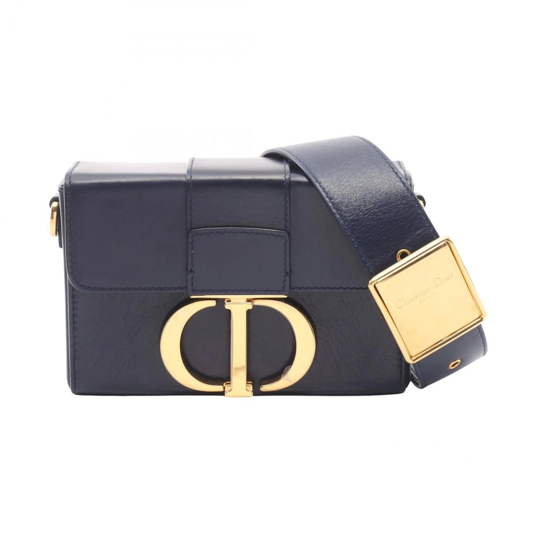 CHRISTIAN DIOR 30 MONTAIGNE BOX SHOULDER CROSSBODY BAG: Christian Dior 30 MONTAIGNE Box Shoulder Crossbody Bag Brand: Dior Type/Style: Shoulder Bag Material: Exterior Material leather Color: Exterior Color Navy?ish colors Size: H:12cm x W:17.5cm x D:5cm (H