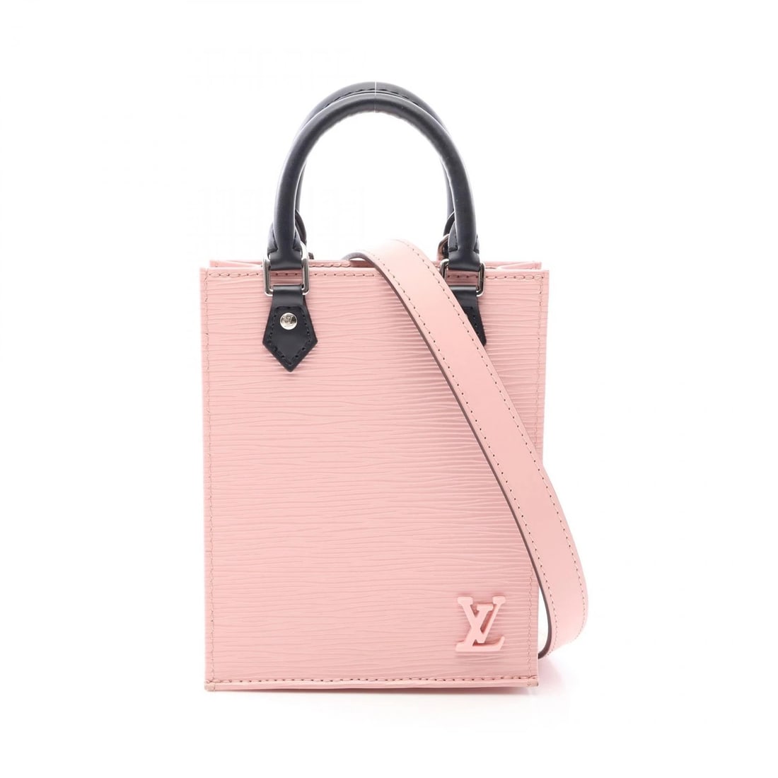 LOUIS VUITTON SAC PLAT SHOULDER HANDBAG: LOUIS VUITTON Sac Plat Shoulder Handbag Brand: LOUIS VUITTON Type/Style: Handbag Material: Exterior Material Epi and leather Color: Exterior Color Rose valerine / Pink?ish colors and Black?ish colors 