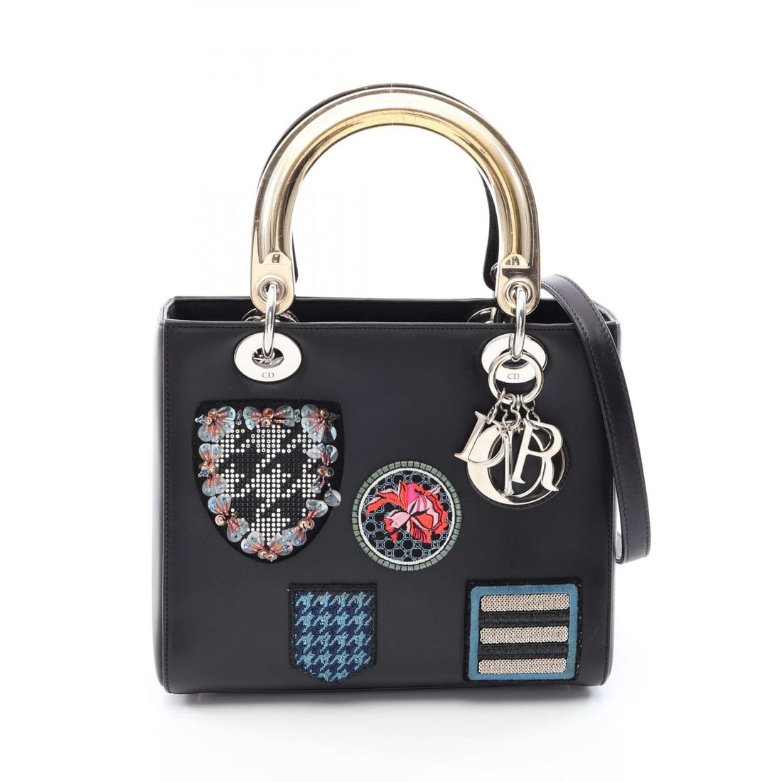 CHRISTIAN DIOR SHOULDER TOTE HANDBAG LEATHER BLACK: Christian Dior shoulder tote Handbag leather Black Brand: Dior Type/Style: Handbag Material: Exterior Material leather Color: Exterior Color Black?ish colors Size: H:20cm x W:24cm x D:11cm (H:7.9" x
