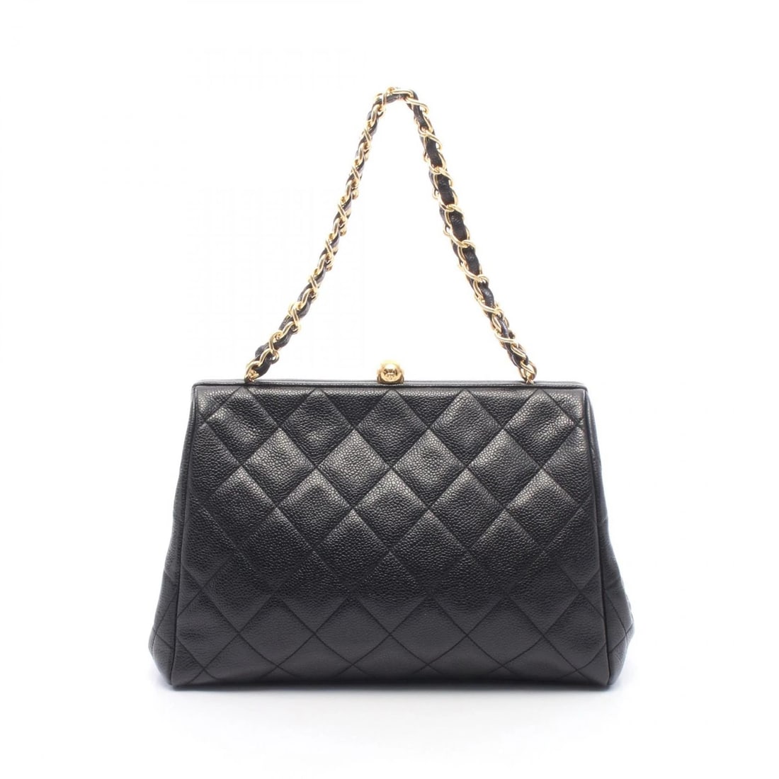 CHANEL MATELASSE CHIAN SHOULDER HANDBAG CALFSKIN LEATHER: CHANEL Matelasse chian shoulder Handbag Calfskin leather Brand: CHANEL Type/Style: Handbag Material: Exterior Material Grained Calfskin leather Color: Exterior Color Black?ish colors Size: H:20cm x W: