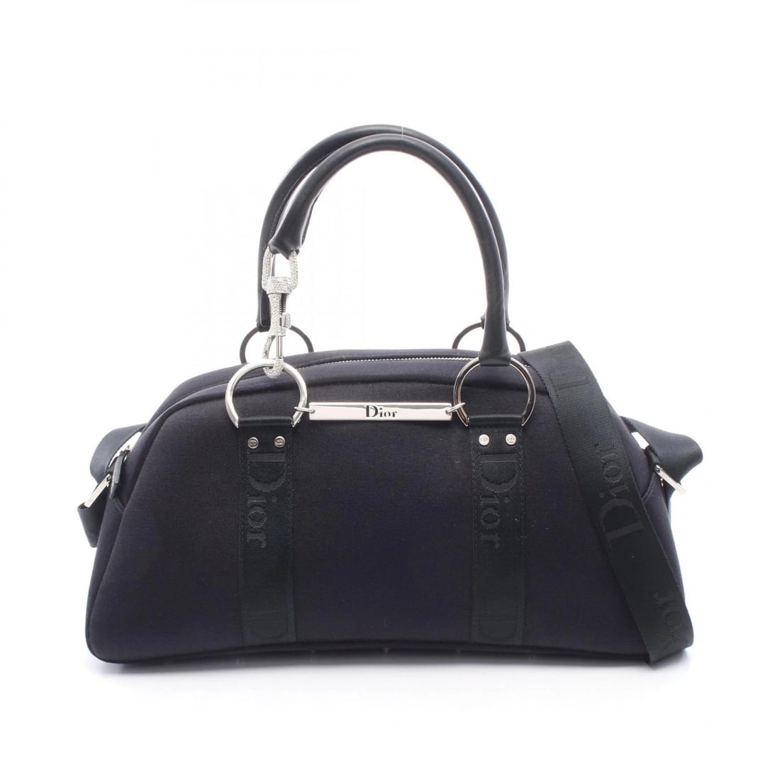 CHRISTIAN DIOR HARDCORE 2WAY SHOULDER HANDBAG CANVAS: Christian Dior Hardcore 2WAY Shoulder Handbag canvas Brand: Dior Type/Style: Handbag Material: Exterior Material canvas and leather Color: Exterior Color Black?ish colors Size: H:15.5cm x W:34cm x D:1